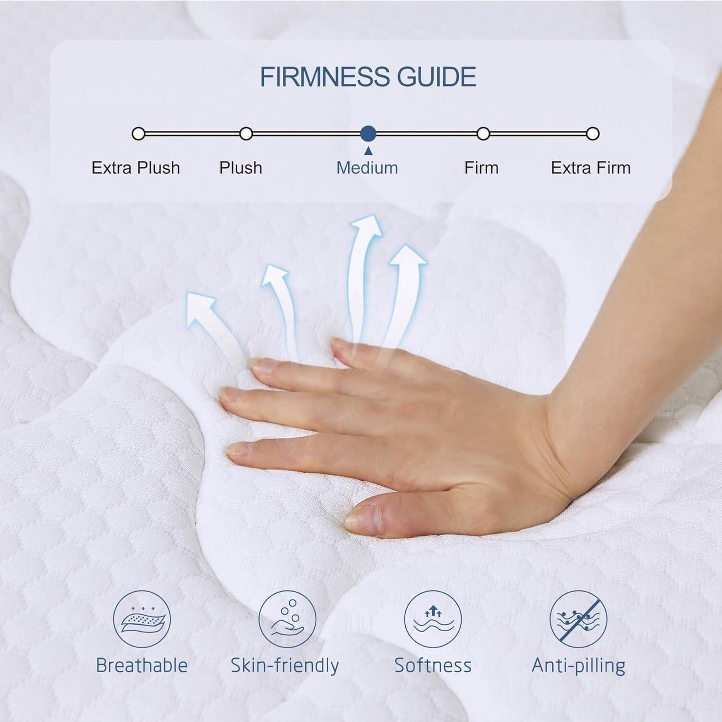 Fyaslt Queen Size Mattress, 12 Inch Memory Foam Hybrid Mattress in a Box with Individual Pocket Spring for Motion Isolation & Strong Edge Support & Pressure Relief, CertiPUR-US,100 Nights Trial