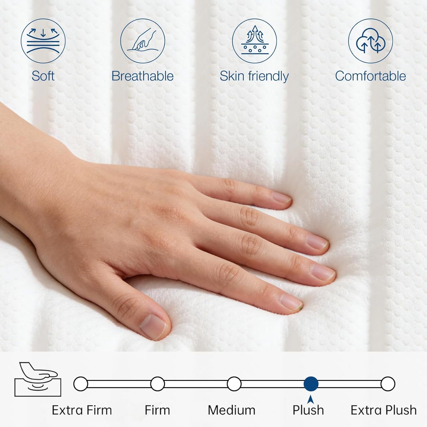 Vaobyk Full Size Mattress, 12 inch Hybrid Full Mattress in a Box, Memory Foam Mattress with Pocket Springs, Pressure Relief & Motion Isolation, CertiPUR-US Certified, Medium Firm